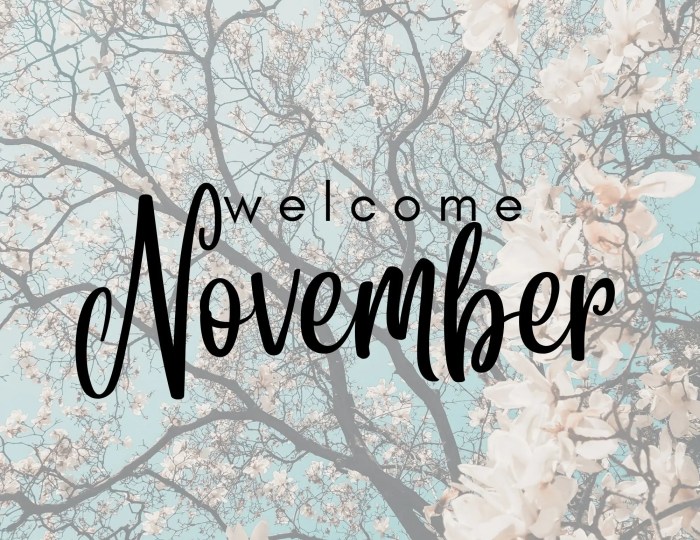 Deko im november